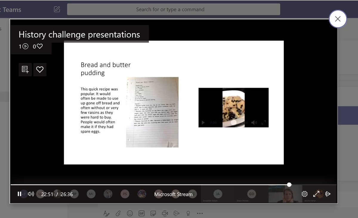 Year 7, 8 and 9 have been presenting their History Challenge projects in our online lessons this week. There was an amazing variety of projects - incredibly impressive! More photos to follow.