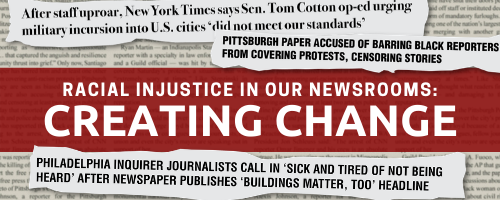 The fight for racial justice in the nation’s newsrooms is all over the news these days. How can we move that fight forward? NewsGuild members: Check out Thursday’s Town Hall: Fighting racial injustice in our newsrooms. June 18, 7 pm ET. Register here: 
docs.google.com/forms/d/15xF4n…