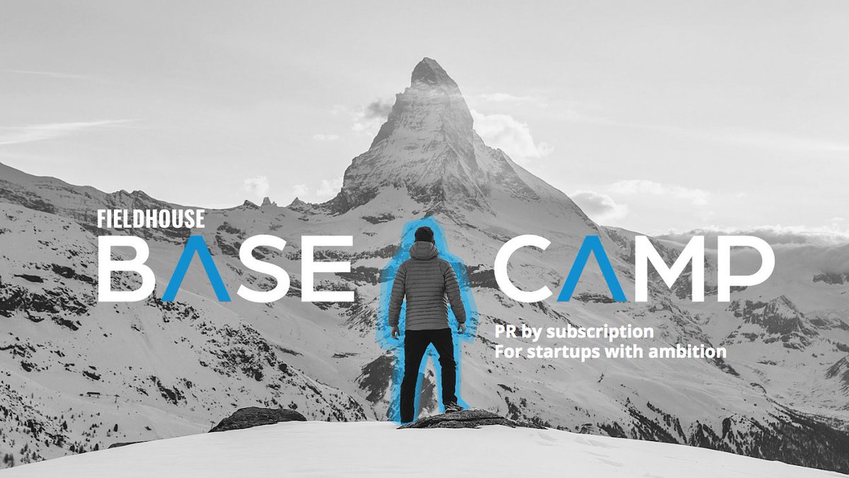 If you're a #startup that needs #PR and #comms support, but can’t afford a full-service retainer, we have the answer: FieldHouse BaseCamp, a low-cost PR subscription for pre-Series A startups. Contact basecamp@fieldhouseassociates.com for more
