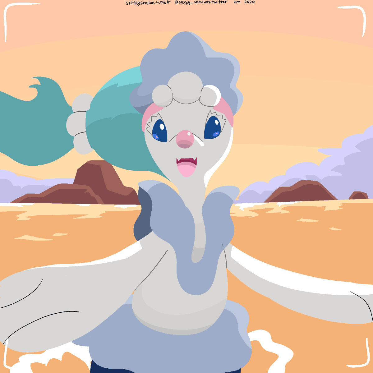 sleepy_sealion's tweet photo. I couldn't help myself. Primarina is in Pokemon Snap baby! #pokemon #pokemonfanart #pokemonsnap #primarina #pkmnart https://t.co/LDmyScWzUP