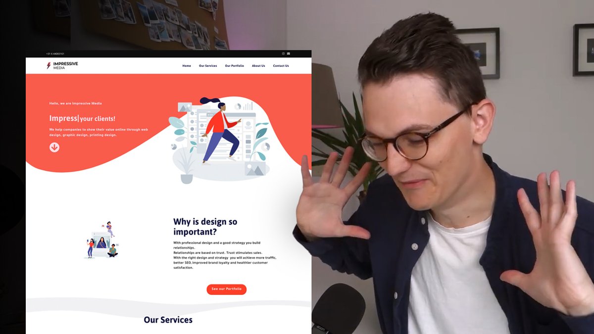 Do you think that illustrations are enough to convince your potential clients? I'm not sure. In this week's Mailtime I'm reviewing a designers portfolio with lot's of illustrations: youtu.be/uIqi_t5cjzs