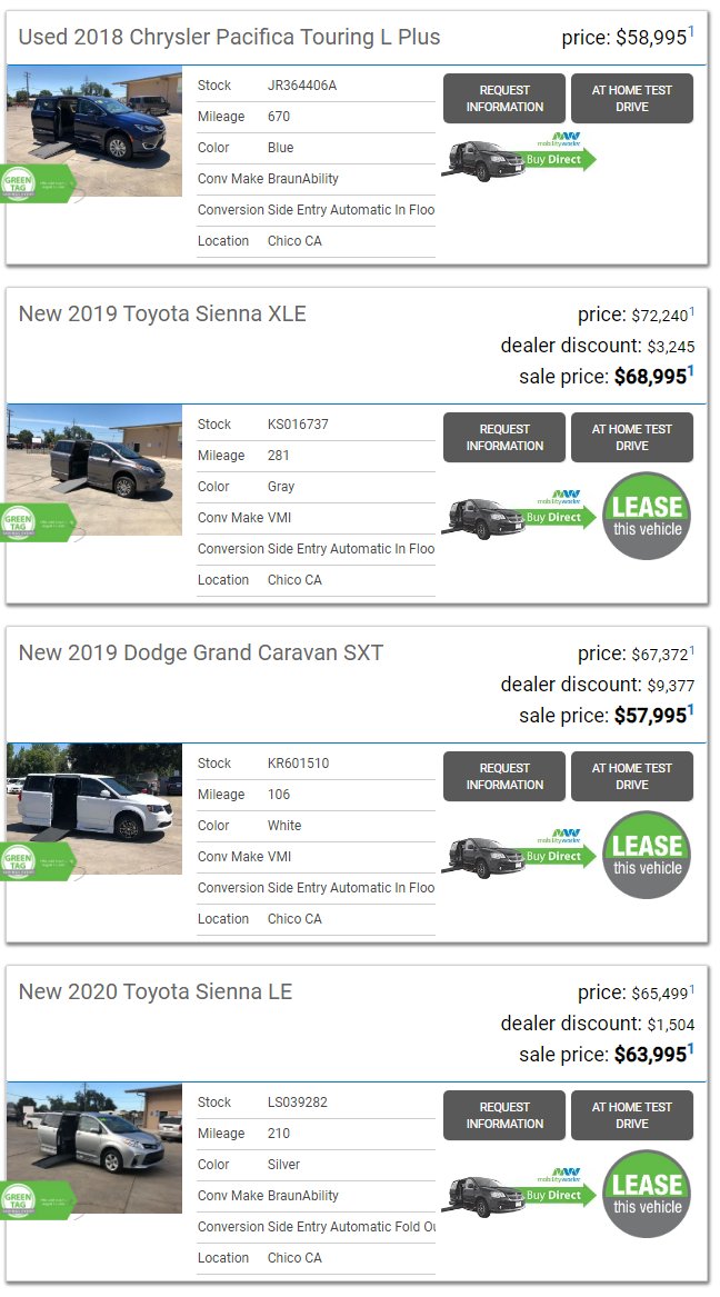 For context, even a used wheelchair lift-equipped minivan that is effectively a single-occupant vehicle starts above $50k and a multi-occupant lift-equipped vehicle easily cost far more than the $80k Uber is charging Marin Connect (not counting running costs and labor).