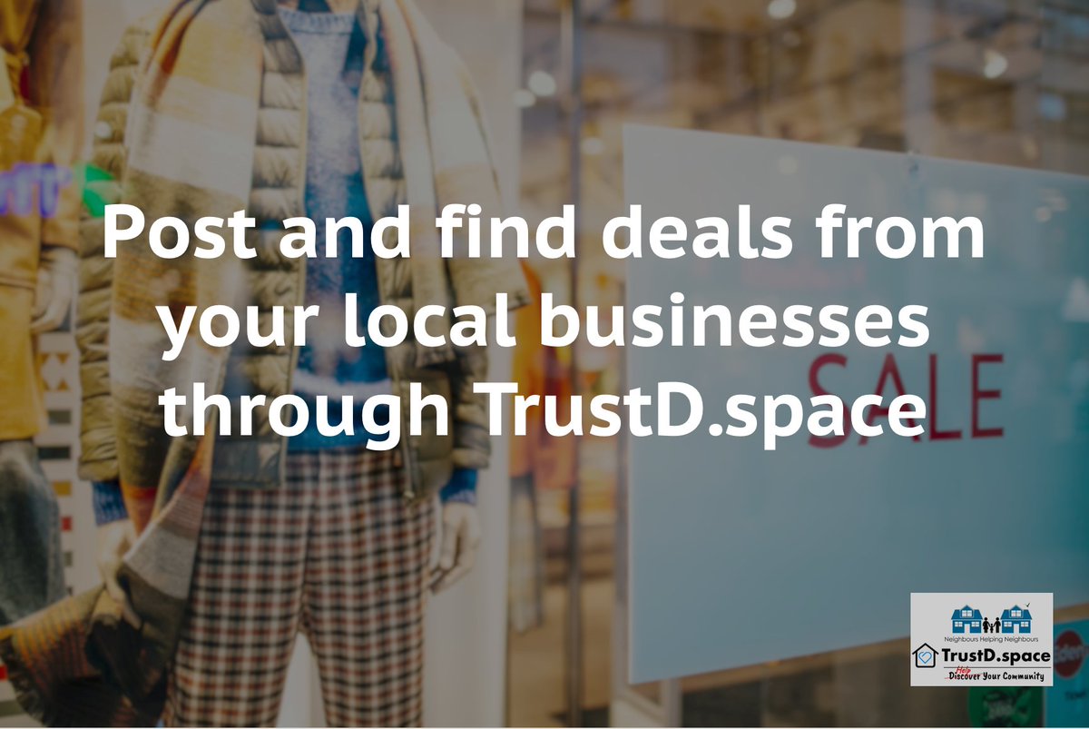 You can advertise and promote your business at the same time you discover deals and offers from other businesses!

Visit TrustD.space/bia to learn more!

#TorontoBia #CommunityBuilding #SupportSmall #ShopSmall #SmallBusinesses #LocalBusinesses