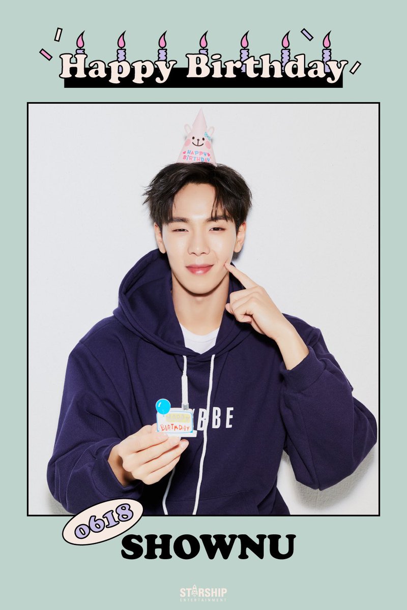 🎉 200618 ❤️HAPPY BIRTHDAY #MONSTAX #SHOWNU❤️ #몬스타엑스 '#셔누'의 생일을 축하합니다 🎂🥳 #HAPPYSHOWNUDAY #여름이_가져다준_셔누란_선물