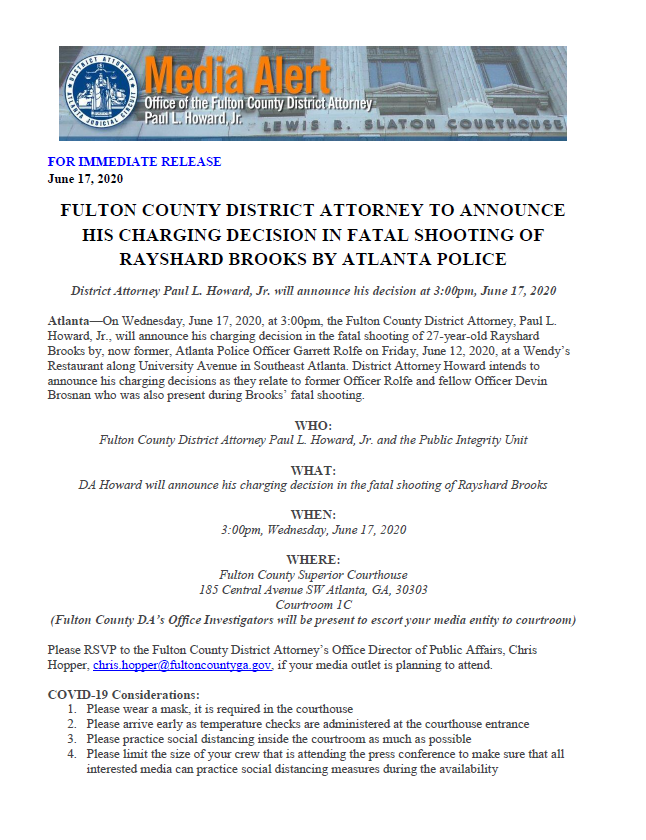 DA Paul Howard (@formerfultonda) on Twitter photo 