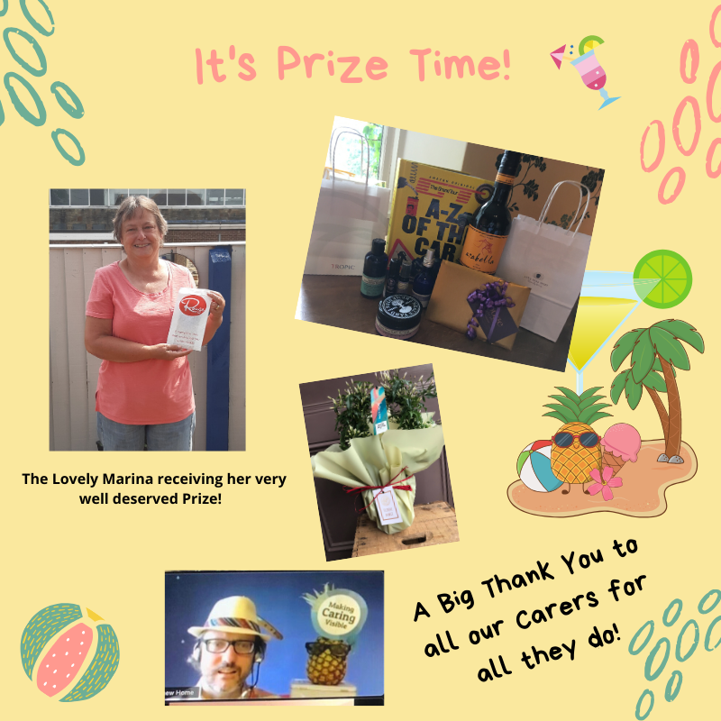 AwcModality's tweet photo. Well done to everyone who took part in the Zoom Carers Quiz held last Thursday!
We had some wonderful prizes donated and we hope everyone enjoyed receiving them!! 😀🍾💐
#MakingCaringVisable! #CarersWeek2020 https://t.co/w65zr1CnwX