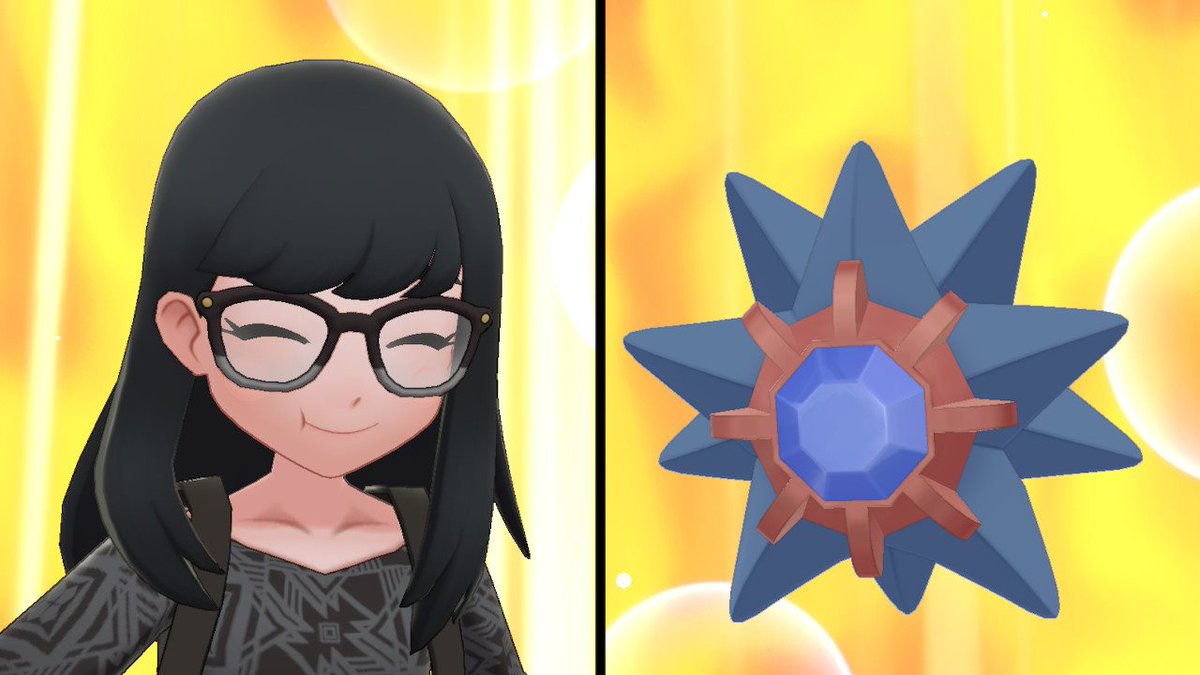 O Xrhsths インサイドさん Sto Twitter ポケモン剣盾 でついにスターミーが解禁したので大喜びでピカブイから連れてきた めっちゃかわいいい最高 すえなが
