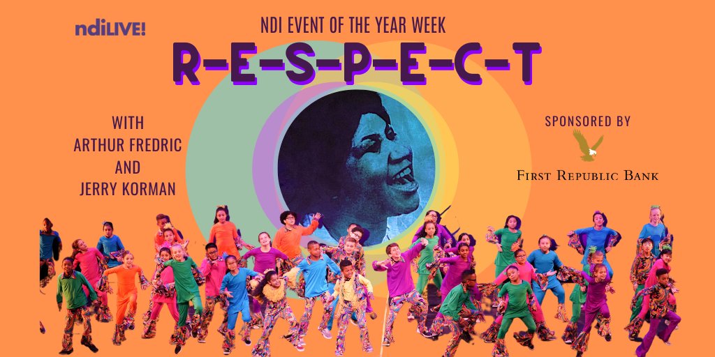 NationalDance's tweet photo. Today at 4 PM EDT, celebrate with us on FB, YT, or IG when #ndiLIVE! presents NDI's 2019 Event of the Year performance of “R-E-S-P-E-C-T,” choreographed by NDI Artistic Director Ellen Weinstein. Learn the moves with NDI Teaching Artist Arthur Fredric! Sponsored by @firstrepublic. https://t.co/6plFG456Zl