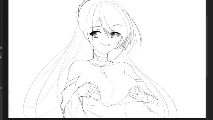 柔らかい胸の塗り方をやりたいからこれを塗る"('ω')p" 