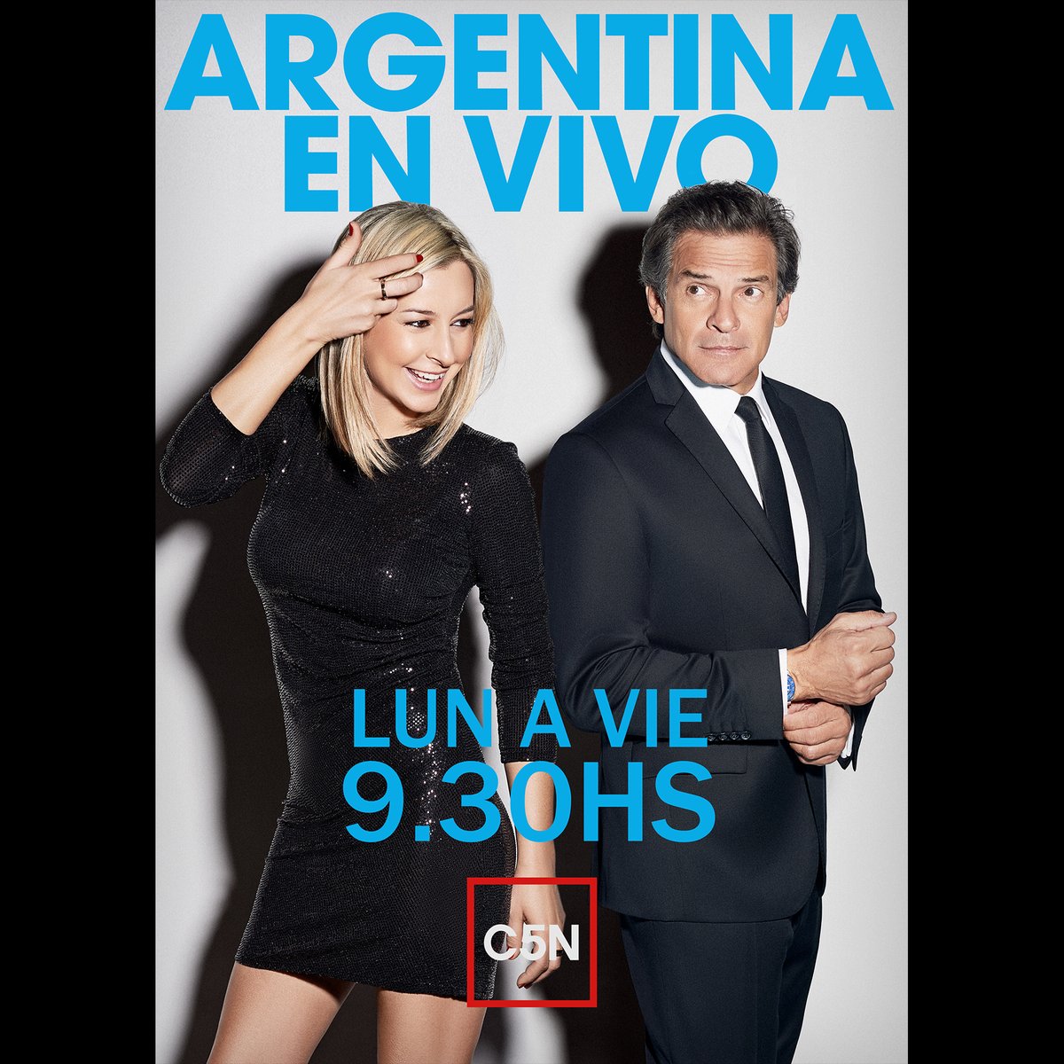 C5N's tweet photo. 🏅 ¡Gracias por elegir #ArgentinaEnVivo con 
@MaruFernandez_ ! 

📺 @C5N lideró el rating de 9:30 a 12 hs con 2,8 puntos promedio de rating (Fuente: IBOPE) https://t.co/irjYbxrPWZ