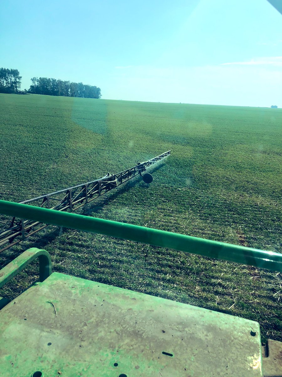 shanefalk's tweet photo. @syngentacanada Sierra 3.0, @corteva Stellar XL, Super spreader, 2 litres of @alpinepfl G22 and 1 litre of F18 Max going on the wheat. If youβre going to spray a pesticide, my rule is give the crop some nutrition at the same time and these are some of the best products for that! https://t.co/rZd7Fu0TFn