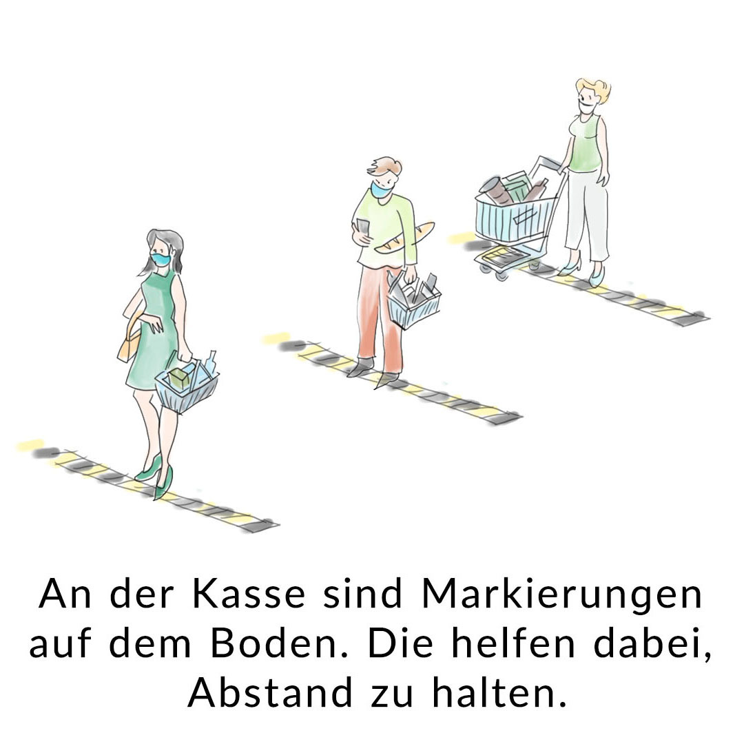 Abstand halten bleibt weiter wichtig!