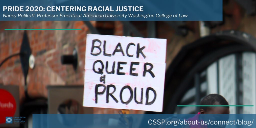 CtrSocialPolicy's tweet image. The legal threat facing economically disadvantaged, Black lesbian mothers is not homophobic former spouses but the child removal power of the state. Read the latest in our #Pride series from Nancy Polikoff (@AUWCL) #SeeChange #upEND #upENDmovement cssp.org/2020/06/pride-…