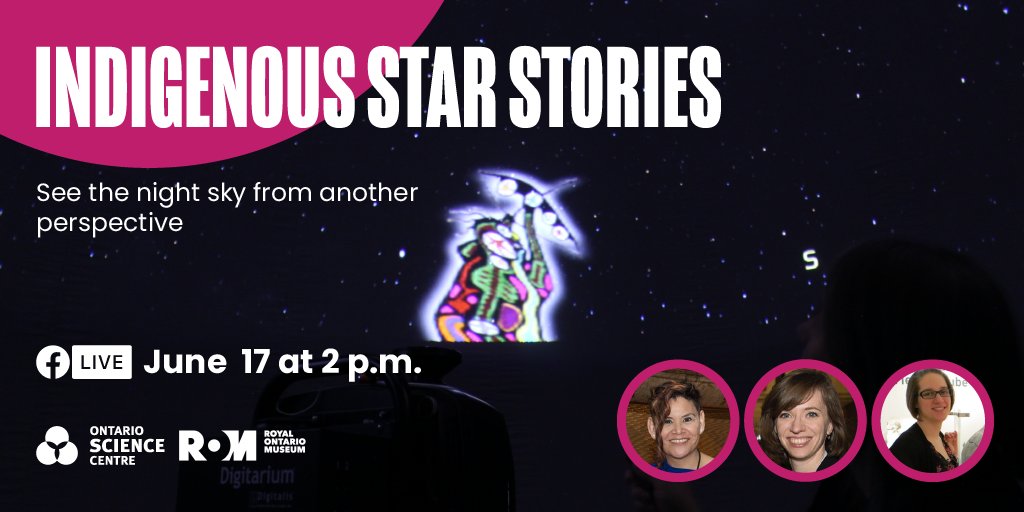 OntScienceCtr's tweet image. Today at 2 p.m., we’re talking about #IndigenousAstronomy with @ROMToronto. Join us to discover the star stories of the peoples of #TurtleIsland and understand their significance to guide, teach and inspire. 👉 bit.ly/2N2H02K #IndigenousHistoryMonth #FacebookLive