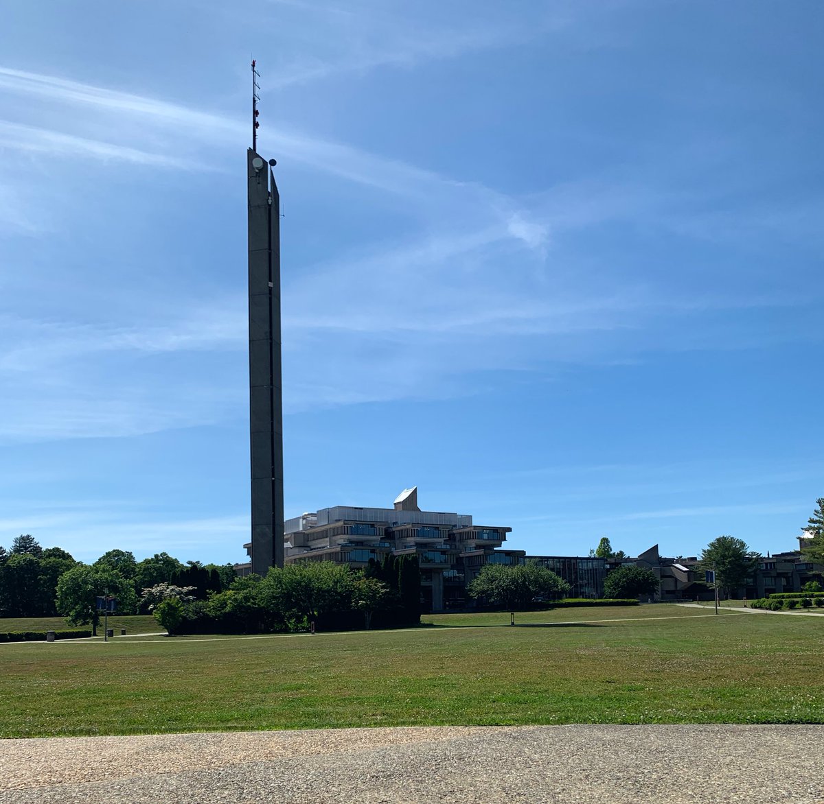 UMassD's tweet image. RT if you’re missing sunny days on campus ☀️🌳💙 #umassd