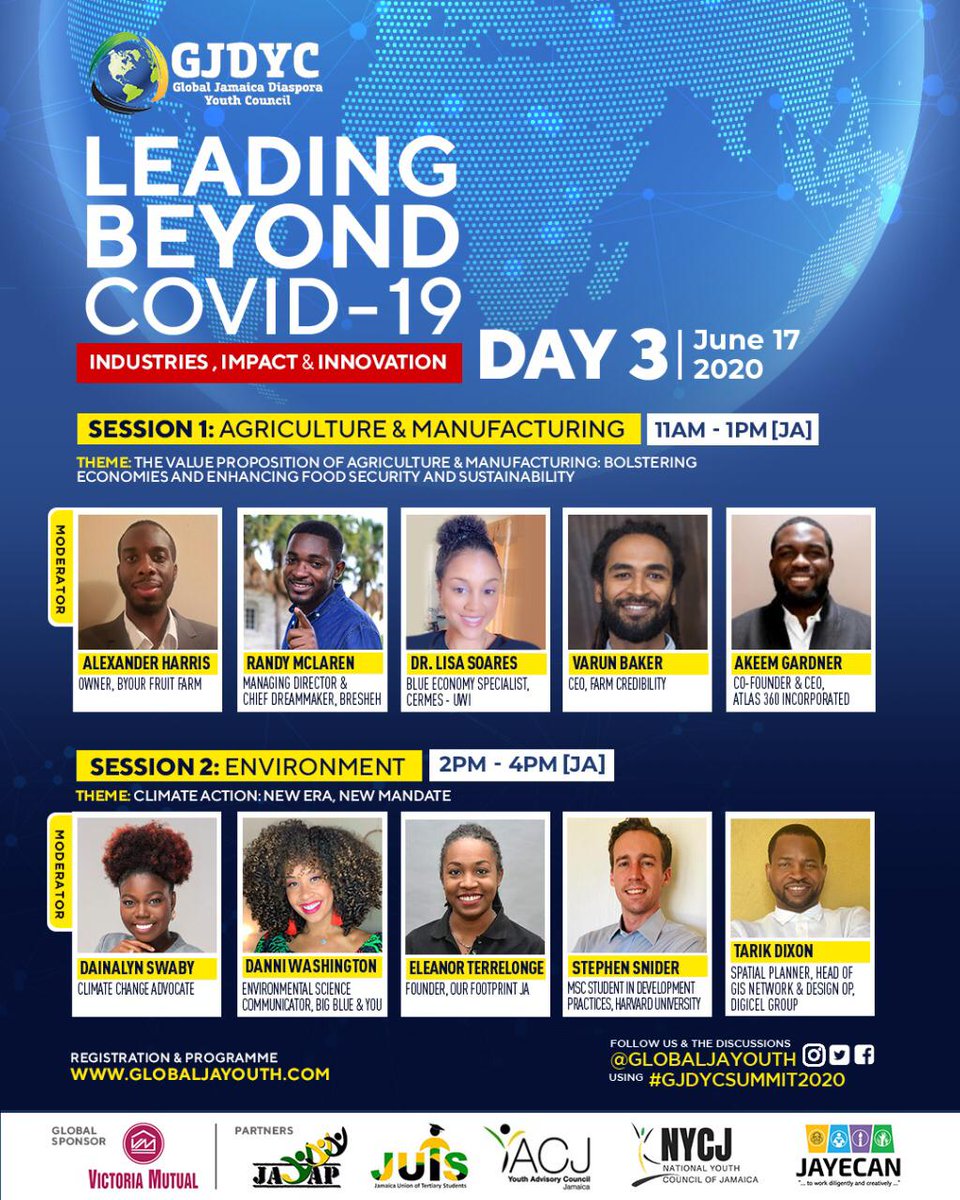 kasuallykashane's tweet image. It&apos;s Day 3! Today we discuss Agriculture, Manufacturing and Environment. #GJDYCSummit2020