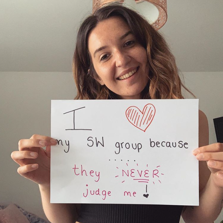 SlimmingWorld's tweet image. Last week’s “I love #MySWVirtualGroup because…” winner Kay says that she loves how group is full of support and understanding 🤗! Tell us how much you love group, finish the sentence, inc. the hashtag and tag @SlimmingWorld before midnight on 23rd June! ow.ly/epqb50A3NZ2