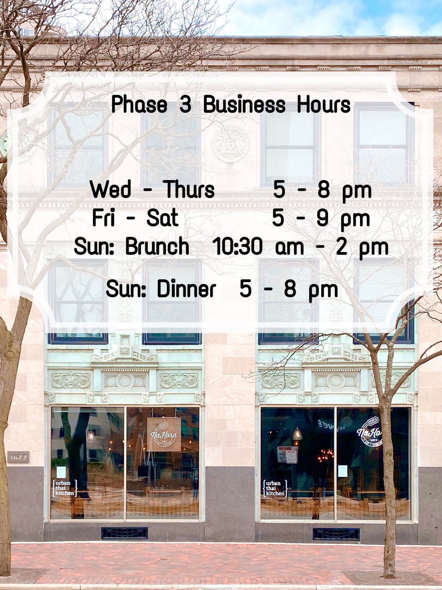 One more baby step towards normalcy - patio dining!
Visit nakornkitchen.com or exploretock.com/nakorn/
for details and to place your order and make your reservation!