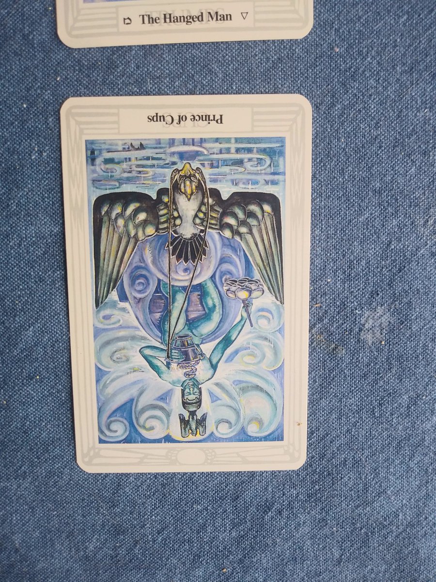 the bottom represents the asker contextually, taking everything into consideration Prince of Cups, inverted