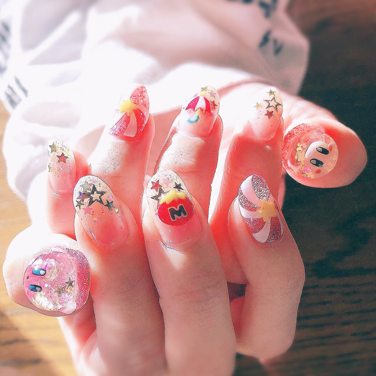 スノードームネイル