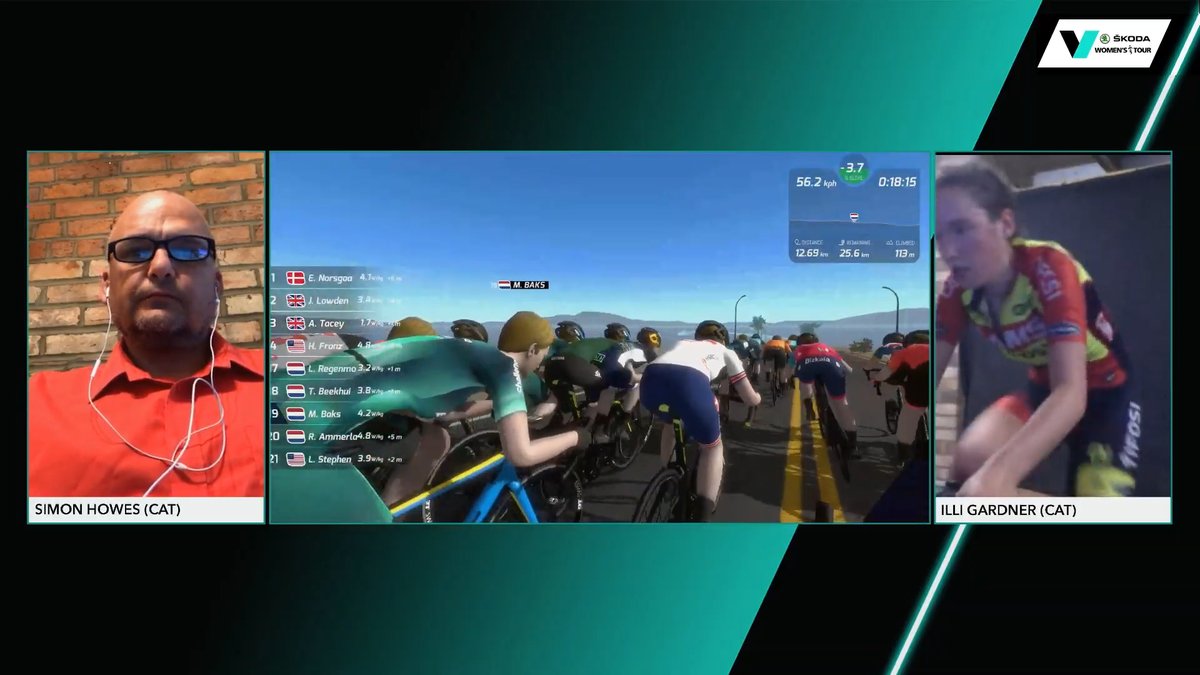 Great to hear from Simon Howes of @CamsTifosi during the <a href="/SKODAUK/">Škoda UK</a> V-Women's Tour 🎙️

#WomensTour