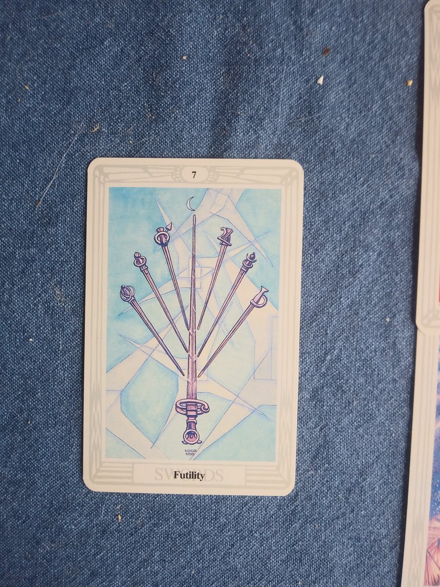 left, influences from the past7 of Swords, Futility (haha  @maybegray)