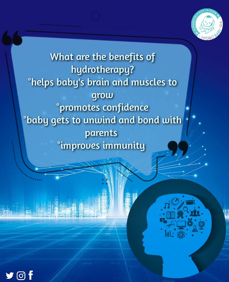 hydrobabyspa's tweet photo. It's essential that baby exercises their brain and muscles from early stages so they can grow stronger. https://t.co/6ZEBxLPwJU
