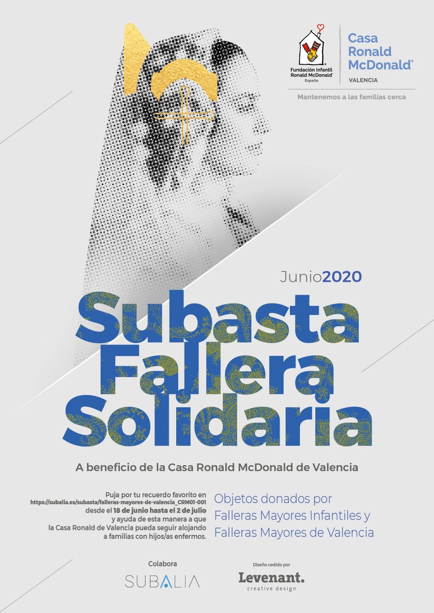 Consigue alguno de los recuerdos que han donado más de 25 #FallerasMayoresdeValencia para la subasta solidaria de <a href="/CasaRonaldVLC/">Casa Ronald Valencia</a> Mantillas, peinetas, pañolones, espolines…desde el #18dejunio a las 10:00 hasta el #2dejulio a las 22:00 Puja en subalia.es/subasta/faller… GRACIAS
