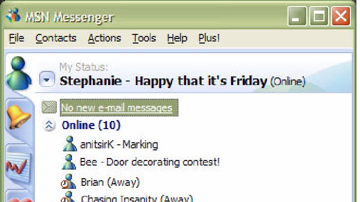 Still one of the best IM platforms to feel the presence of distant people