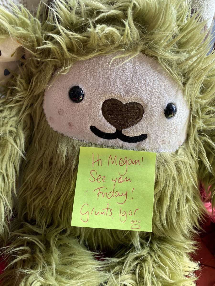 chrissieohh's tweet photo. Year 10 thoroughly enjoyed meeting my very dear Igor today! At the end of the lesson they were arguing who should have him! Hands off - he’s mine. Carried on in Teams chat after - he had to send messages to his fans! #livelessons #IgorRocks #HeIsNotATroll https://t.co/IY51xiSJpE