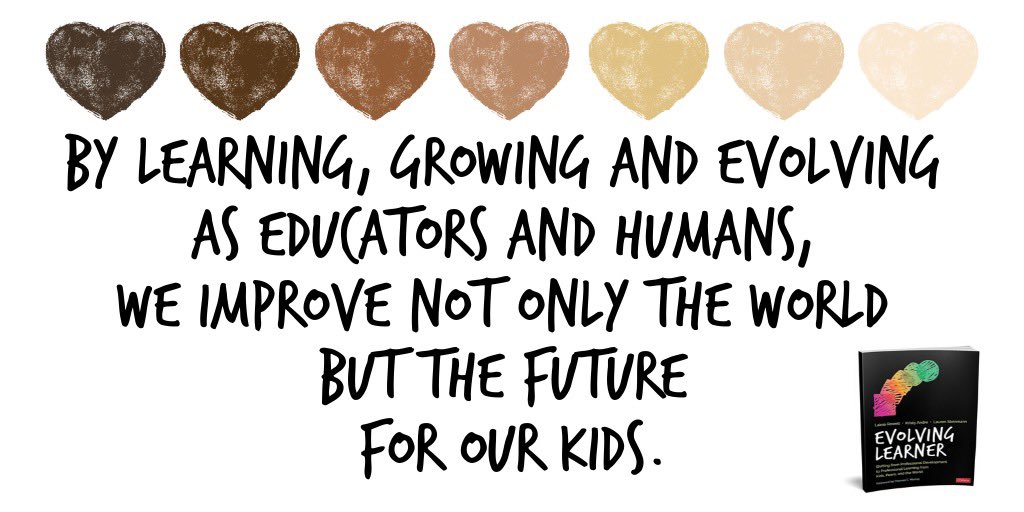 drkristyandre's tweet photo. Reflecting on #LearningfromtheWorld from #EvolvingLearner during #BookCampPD and the need to always be evolving. ❤️ https://t.co/wBvlEaS8km