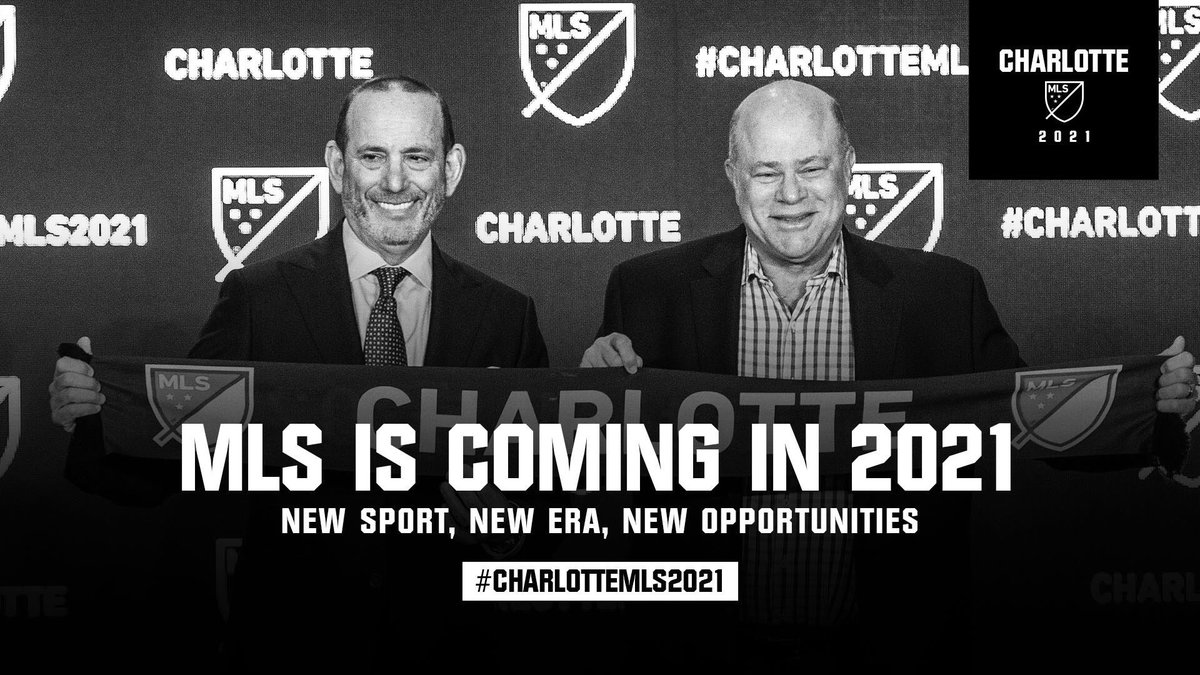 sellamasoccer's tweet photo. Charlotte adquirió una franquicia en la #MLS hace 6 meses. En los 183 días transcurridos han anunciado a Zoran Krneta como manager general y a Marc Nicholls como director técnico. Falta por saber el nombre del equipo, escudo, colores, signos identitarios y el entrenador. #mls2clt https://t.co/Dc0T1jlVps