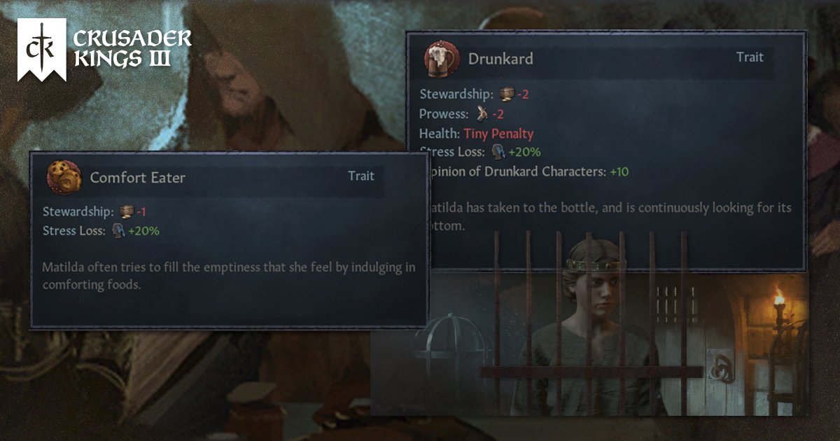 Crusader Kings Iii Stress Mental Breaks Coping Mechanisms Strategic Considerations In Our Latest Ck3 Dev Diary T Co 4tto2xjrvd T Co Xex2eerrju