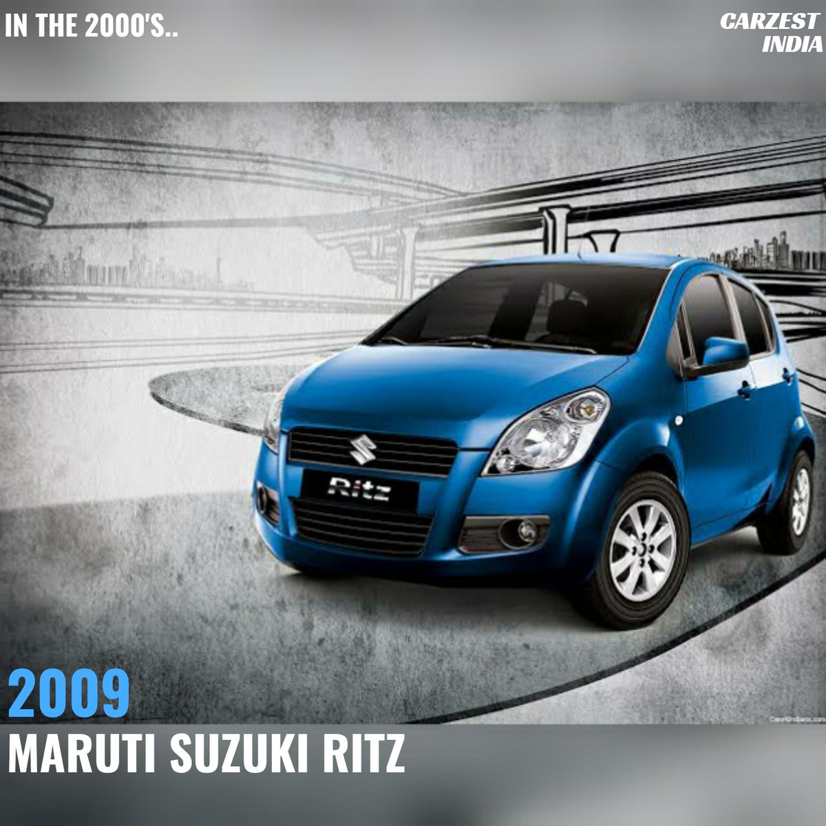 Carzest1's tweet image. In the 2000's..
Hands down to one of the cutest yet FEROCIOUSLY fast hatchback by #Maruti 😍
Ritz, launched in 2009 &amp;amp; reached its first 2 Lakh mark within 3 years.. rare achievement &amp;amp; an amazing FIAT Multijet diesel engine 🔥
#MarutiRitz #Splash #MarutiSuzuki #Ritz #India