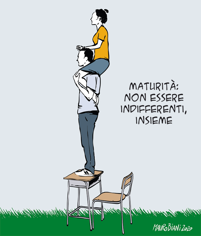 maurobiani's tweet photo. #maturita #maturita2020 #Segre 
Insieme.
Oggi per @repubblica https://t.co/XFnsw6o1mO