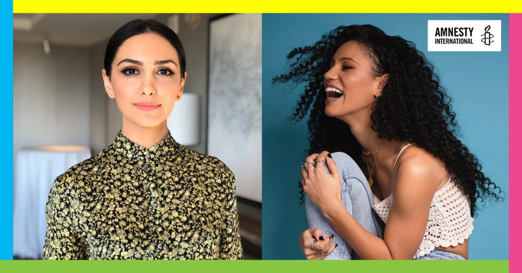 AmnestyUK's tweet image. 🎉 Never has there been a more important time to speak out for human rights. We’re absolutely delighted that @NazaninBoniadi and @VickNHope will be joining us as ambassadors in our goal to make the world a fairer, safer and more equal place 🎉