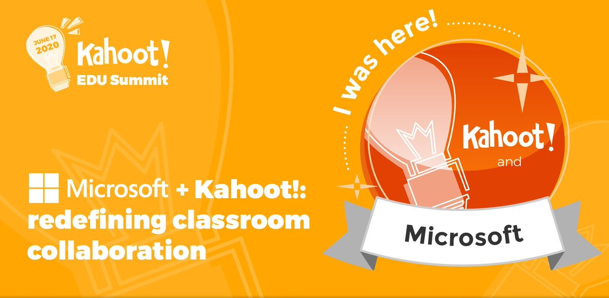 #KahootEDUSummit <a href="/GetKahoot/">Follow @Kahoot</a> <a href="/MicrosoftEDU/">Microsoft Education</a> <a href="/MicrosoftTeams/">Microsoft Teams</a>