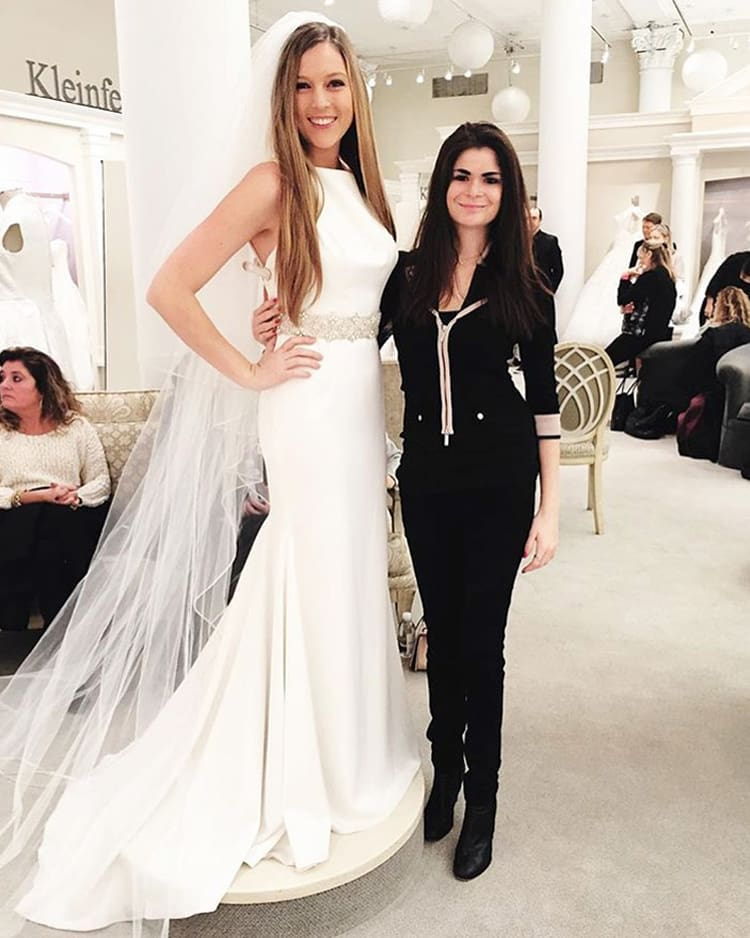 Paloma_Blanca's tweet photo. That 'say yes to the dress' moment Kleinfeld Bridal #PalomaBride #Style4614 https://t.co/vgH8Bd68TY