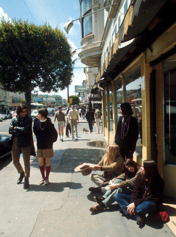 Meanwhile the numbers of people coming to the streets of Haight-Ashbury filled with tens of thousands of itinerant, indigent,& intoxicated flower children, and soon suddenly found themselves in the center of a massive drug epidemic,