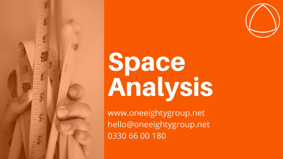 With real estate being the biggest costs to an organisation, it is important to maximise value from your estate. 

One Eighty can help you measure and understand your space use and help you develop the right space strategy. 

#spacemanagement #CRE #offices