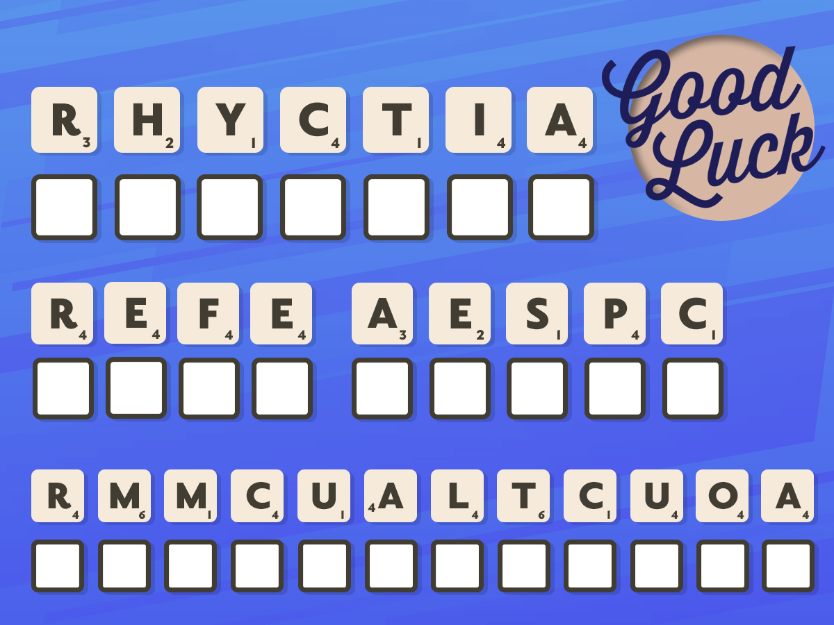 Who’s ready for Word Scramble Wednesday!
Without ruining the fun for others, challenge yourself to see if you can unscramble these bingo-related terms! Good luck!
#WordScramble #Scrabble #Activity #Fun