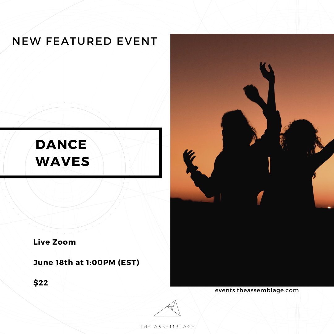 Check out tomorrow's featured event: Dance Waves.

These sessions will greatly help you to transform whatever energy is moving through your body, and come into regular contact with your Core Stability.

Register and Join Us! Link in Bio ✨❤️ #dance #mindfulness #innerjourney