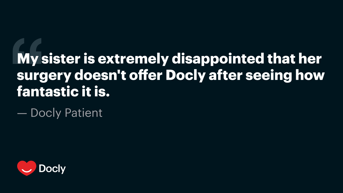 Docly's tweet image. Heard good things about Docly? Ask your surgery for our same-day online consultation service docly.uk
 #feelgoodfeedback