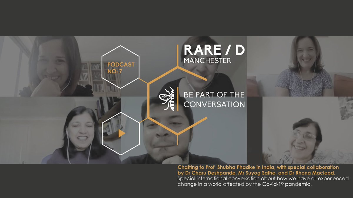 whitworth_group's tweet photo. In our latest #RareDConversations podcast episode we talk International with Prof Shubha Padke in India and hear from Dr Charu Deshpande, Mr Suyong Sathe and our very own @RhonaMacLeod4 

https://t.co/vlyOEVqW9n https://t.co/5hXg2d1fEp