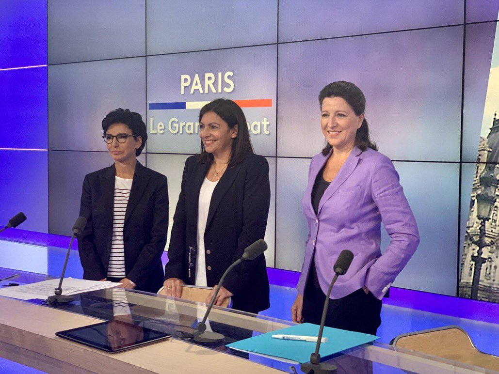 1er grand débat!
Total soutien à notre candidate  @agnesbuzyn pour transformer Paris ,relancer l’économie et protéger les parisiens 💪🏻
#ParisLeGrandDebat 
#avecAgnesBuzyn