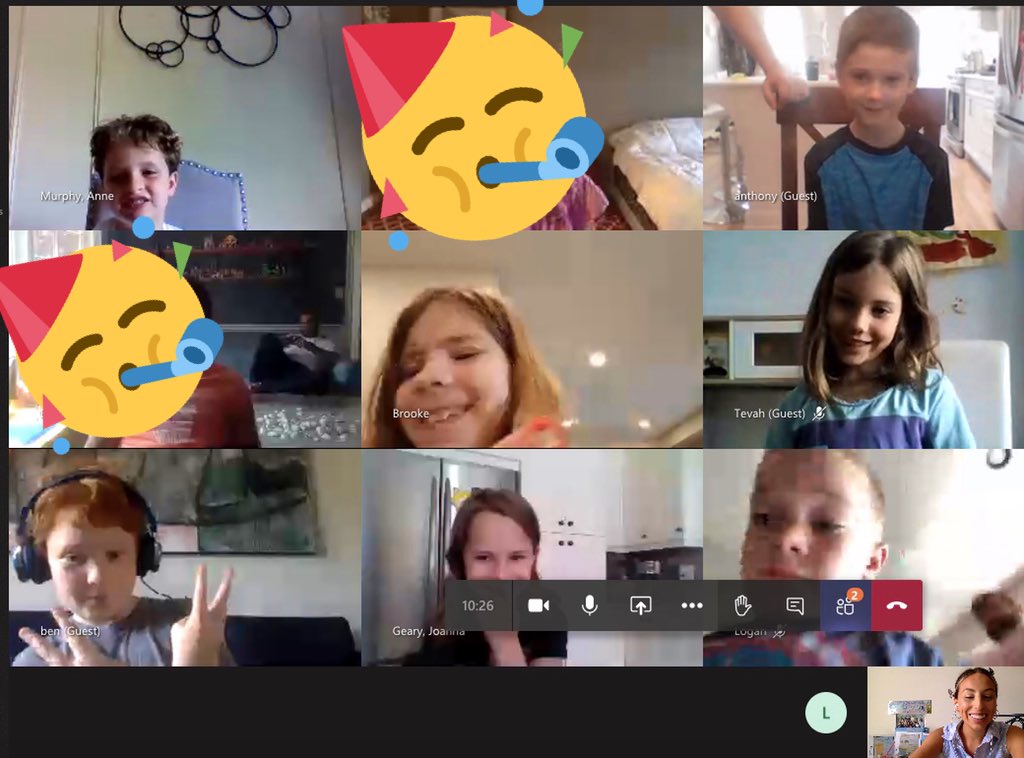missromano26's tweet image. Lots of fun playing an end of the year @GetKahoot as part of our live meeting today! 😂🎉🥳 The theme was Ms. Romano’s Gr. 2 Class! The class did great!😉👌 thankfully they all got that last question right 😅🦄✨ @StTimothyHCDSB #SynchronousLearning