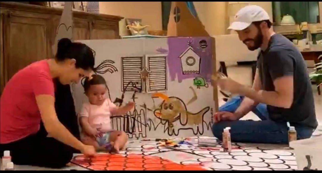 RiberaAmbar's tweet photo. Que Dios le ilumine cada día como padre amoroso y como guía de este pueblo que le quiere y lo apoya. Layla es una bebita afortunada con su mami Gabriela y su entusiasta padre. Felicitaciones su Excelencia, Señor Presidente @nayibbukele https://t.co/PEdvAW5glb