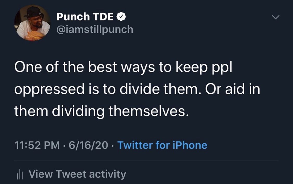 _Reasonofficial's tweet image. This is literally the issue. We’re SO FUCKIN EASY to divide which makes us SO EASY to conquer. Black culture is the QUICKEST to cancel one another and choose sides! We can’t speak to each other about anything we disagree on without an argument. This shit sad af!