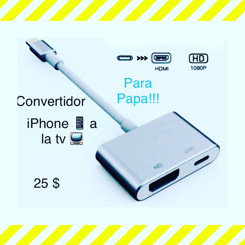 Freddyo70761738's tweet image. Convertidor para iPhone para duplicar la pantalla 📺