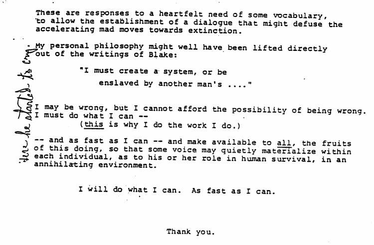 Sasha discussed the motivations behind his work several times. One of his more eloquent expressions was the 1983 'Drugs of Perception' lecture at Santa Barbara, which can be heard on youtube, where it was lifted from  @psychedeliclozo's great podcast  https://www.youtube.com/view_play_list?p=7F5585D69A611AD3